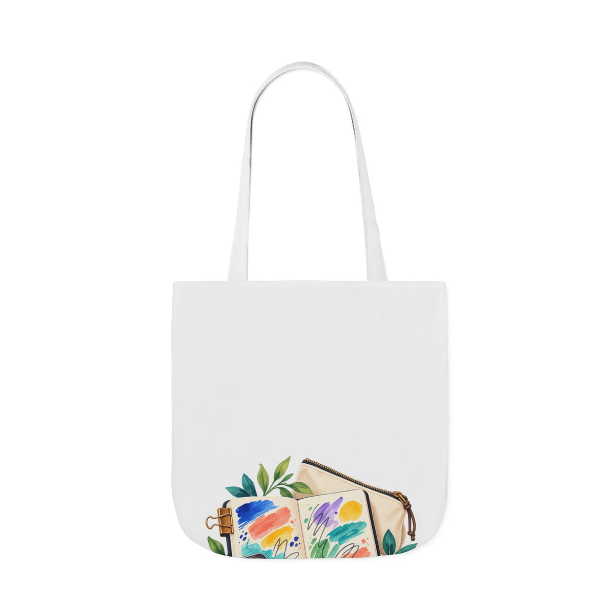 Colorful Urban Sketching Travel Kit Tote Bag