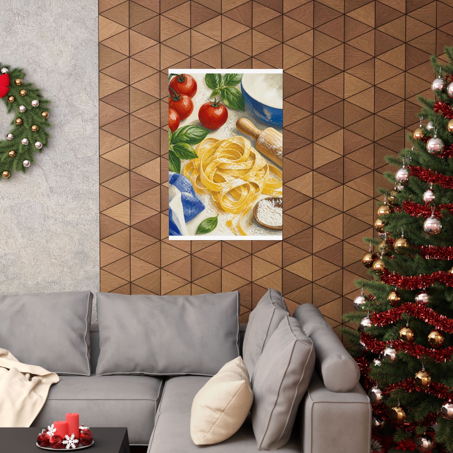 Fresh Pasta Making Kitchen Art Poster