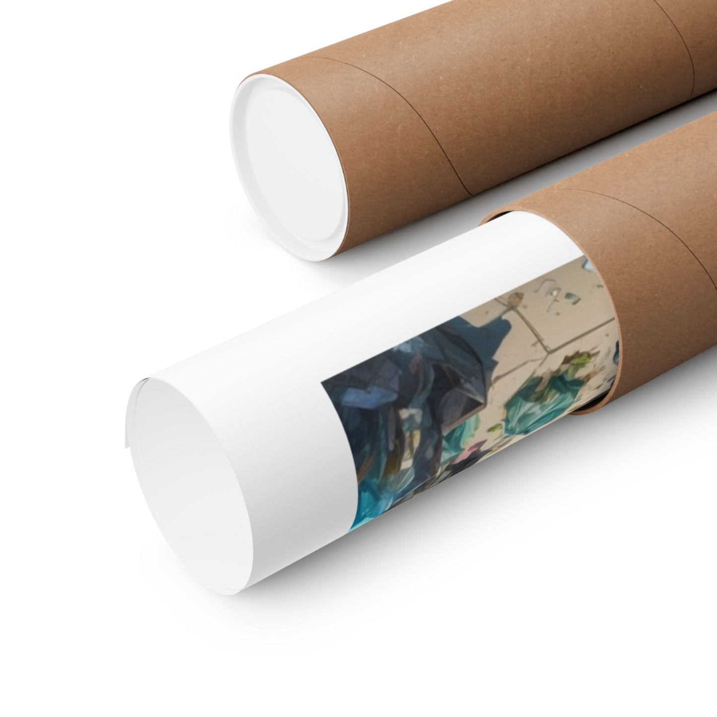 Urban Recycling Anime Friends Green City Wall Poster