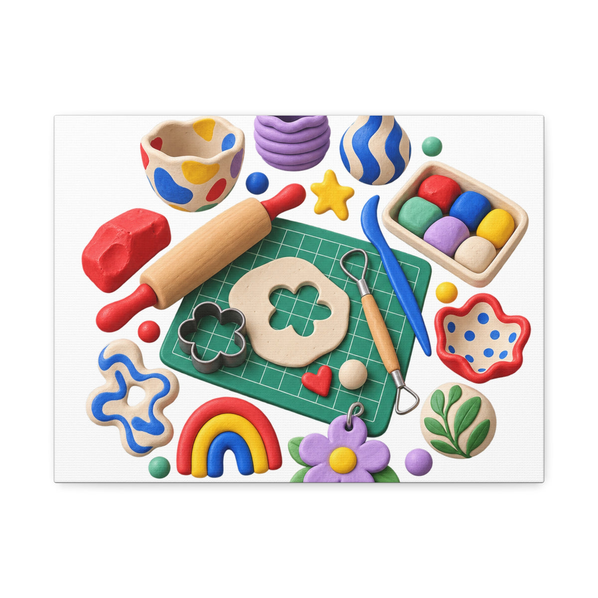 Miniature Clay Sculpting Workshop Canvas