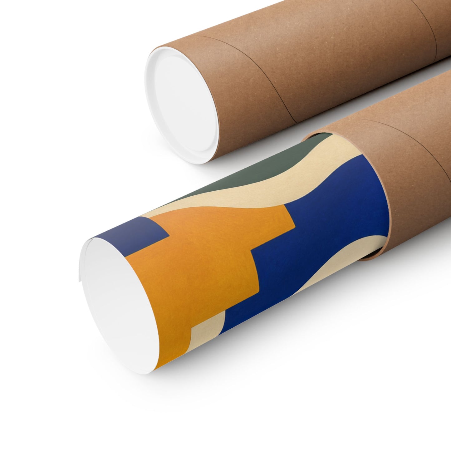 Bold Geometric Balance Abstract Art Poster