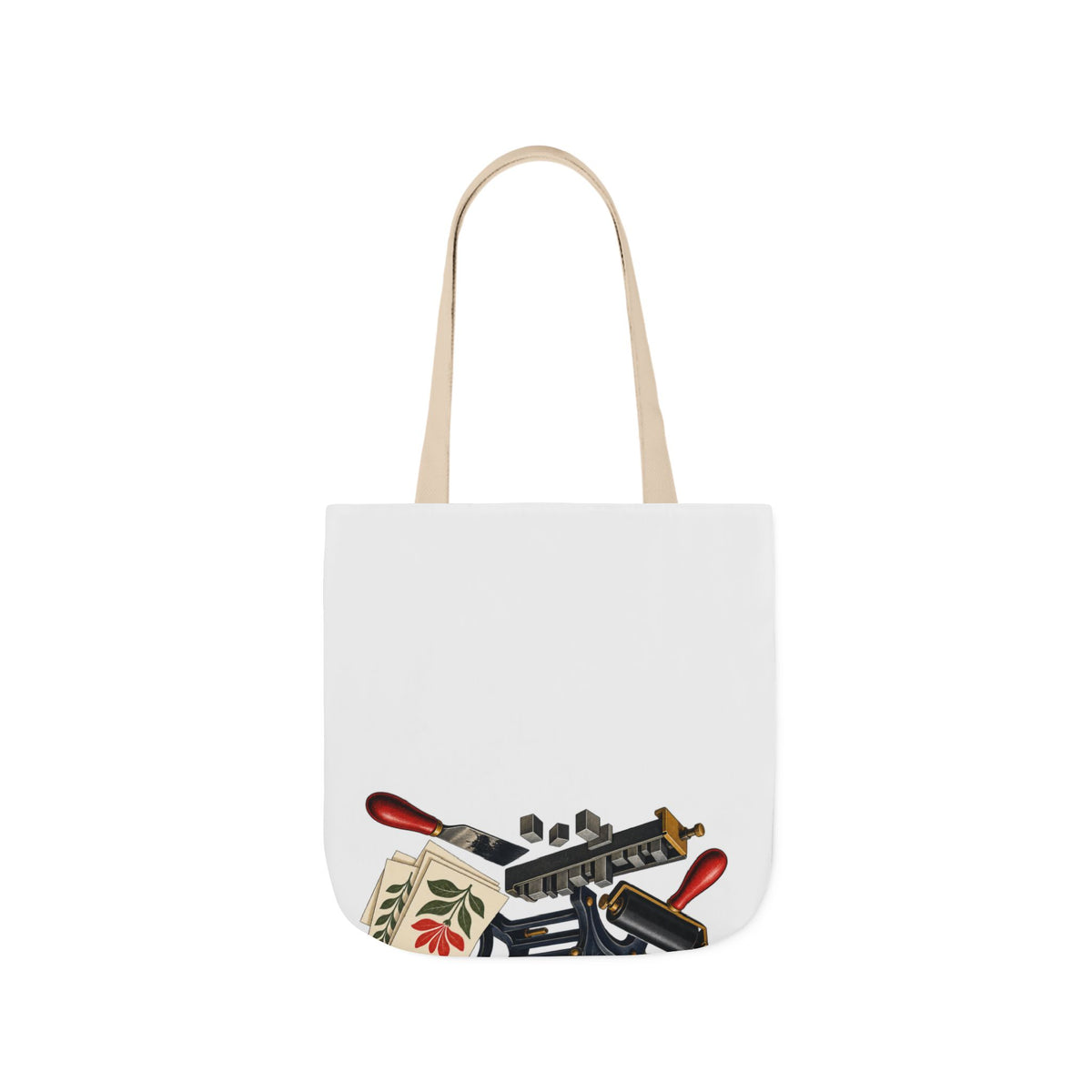 Botanical Letterpress Printshop Tote Bag