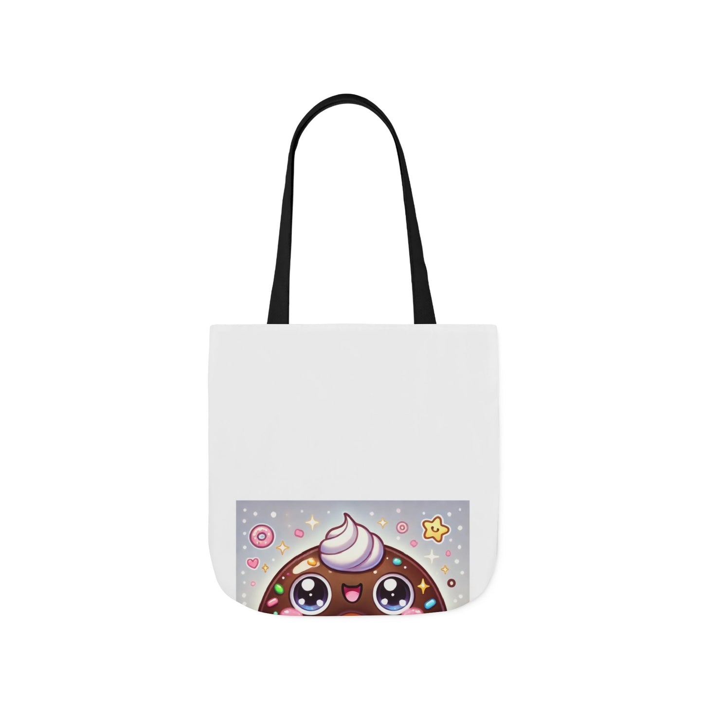 Kawaii Chocolate Donut Cute Dessert Art Tote Bag