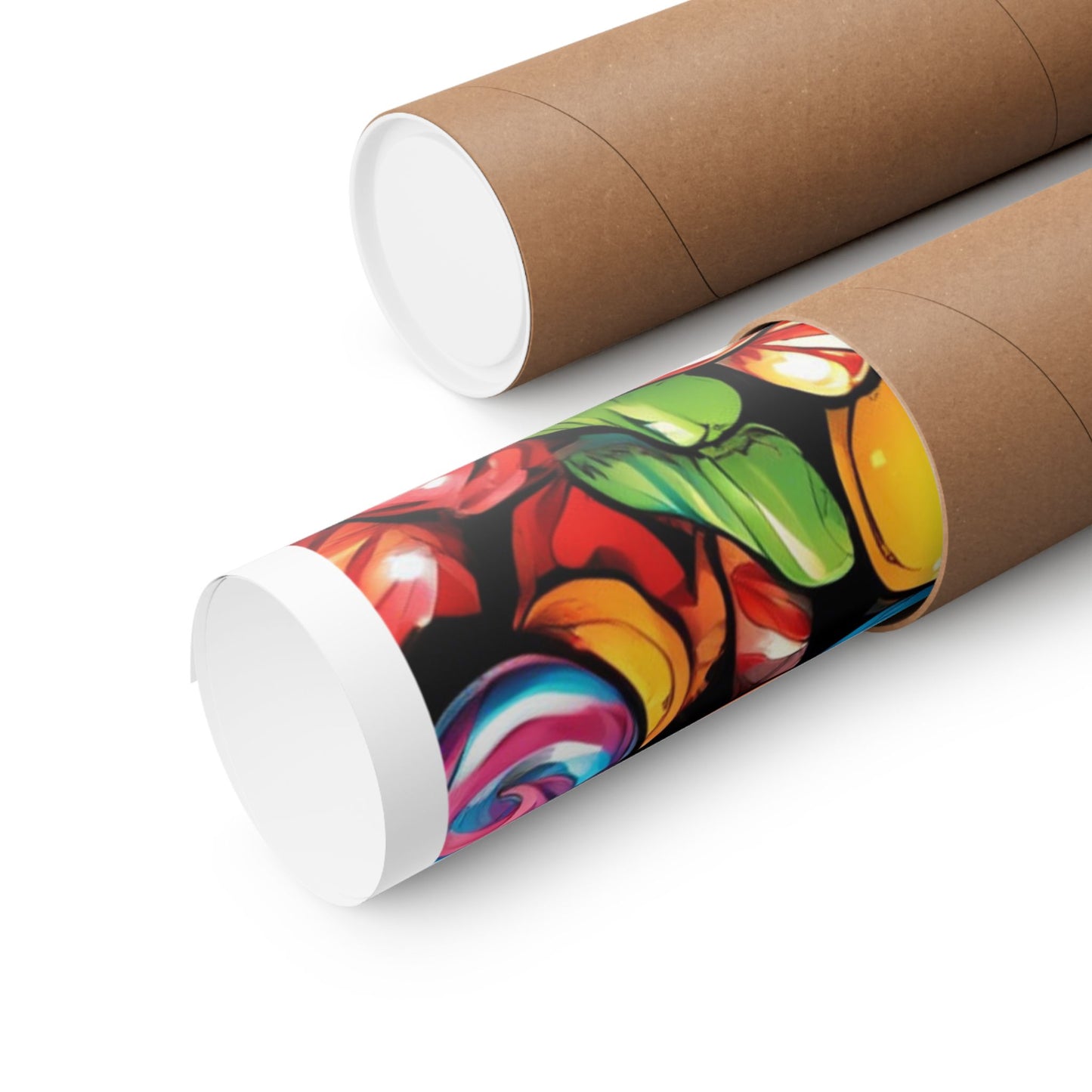 Colorful Candy Pattern Sweets Gift Art Poster