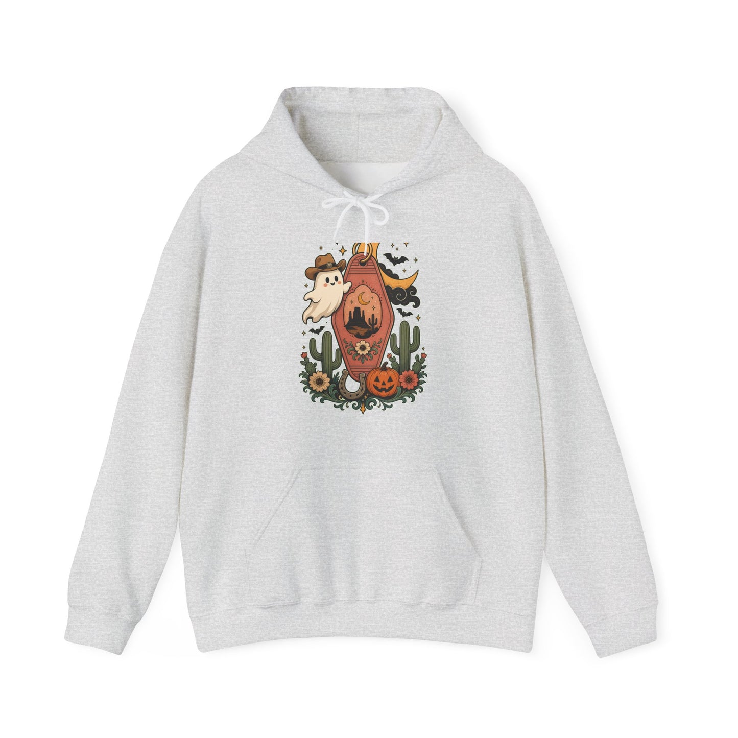 Haunted Desert Keytag Ghost Halloween Hoodie