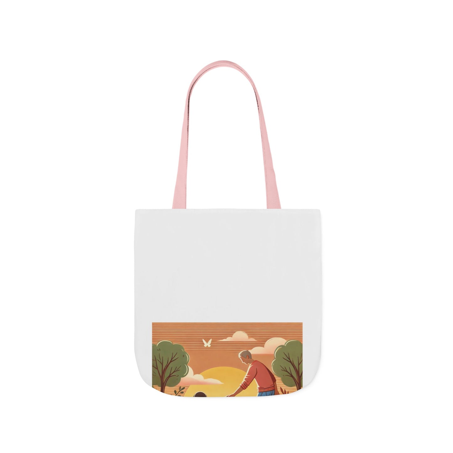 Helping Hands Sunset Garden Canvas Tote Bag