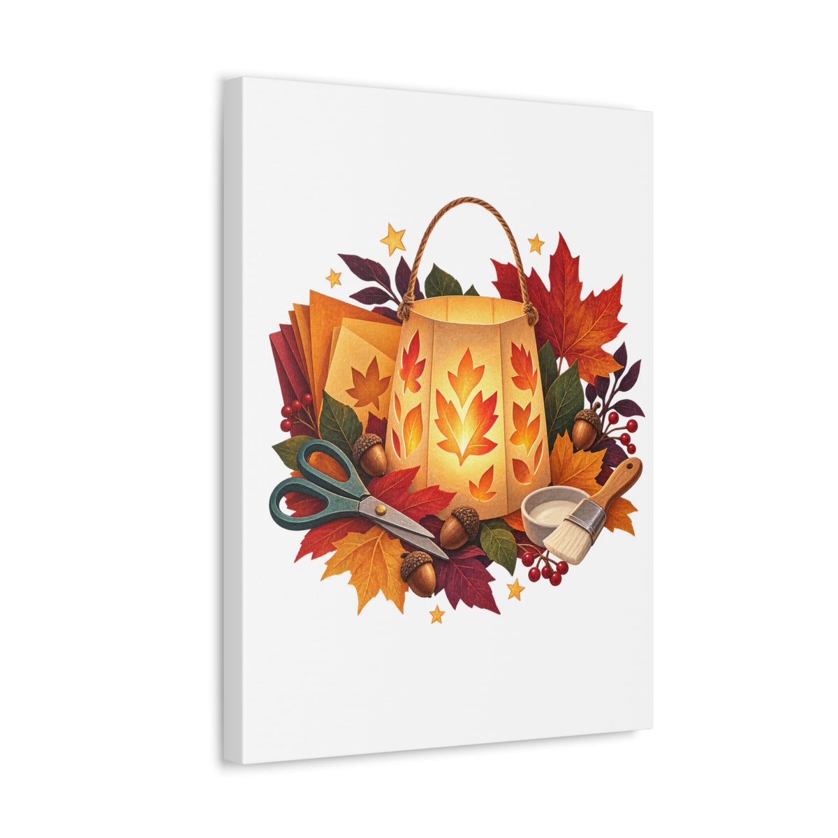 Autumn Lantern Making Workshop Canvas