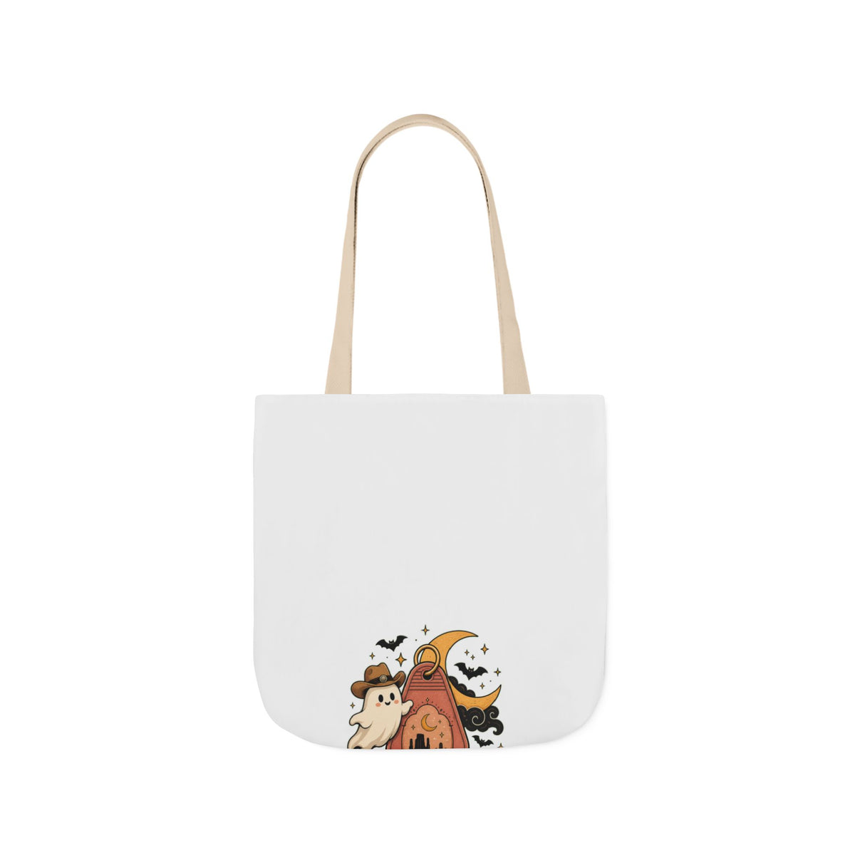 Haunted Desert Keytag Ghost Halloween Tote Bag