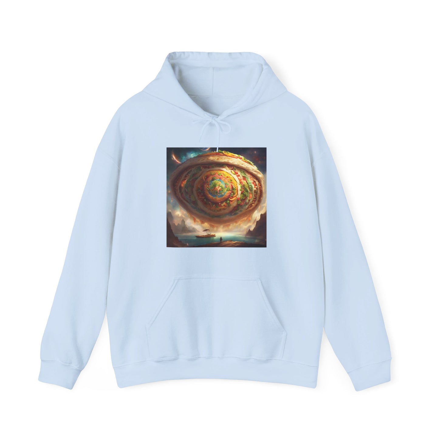 Cosmic Taco Portal Surreal Food Fantasy Art Hoodie