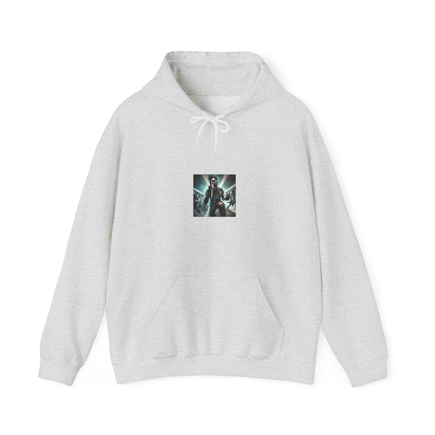 Punk Rock Vocalist Stage Energy Cozy Music Hoodie