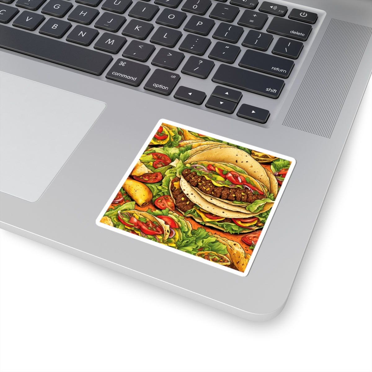 Stacked Taco Fiesta Foodie Gift Art Sticker