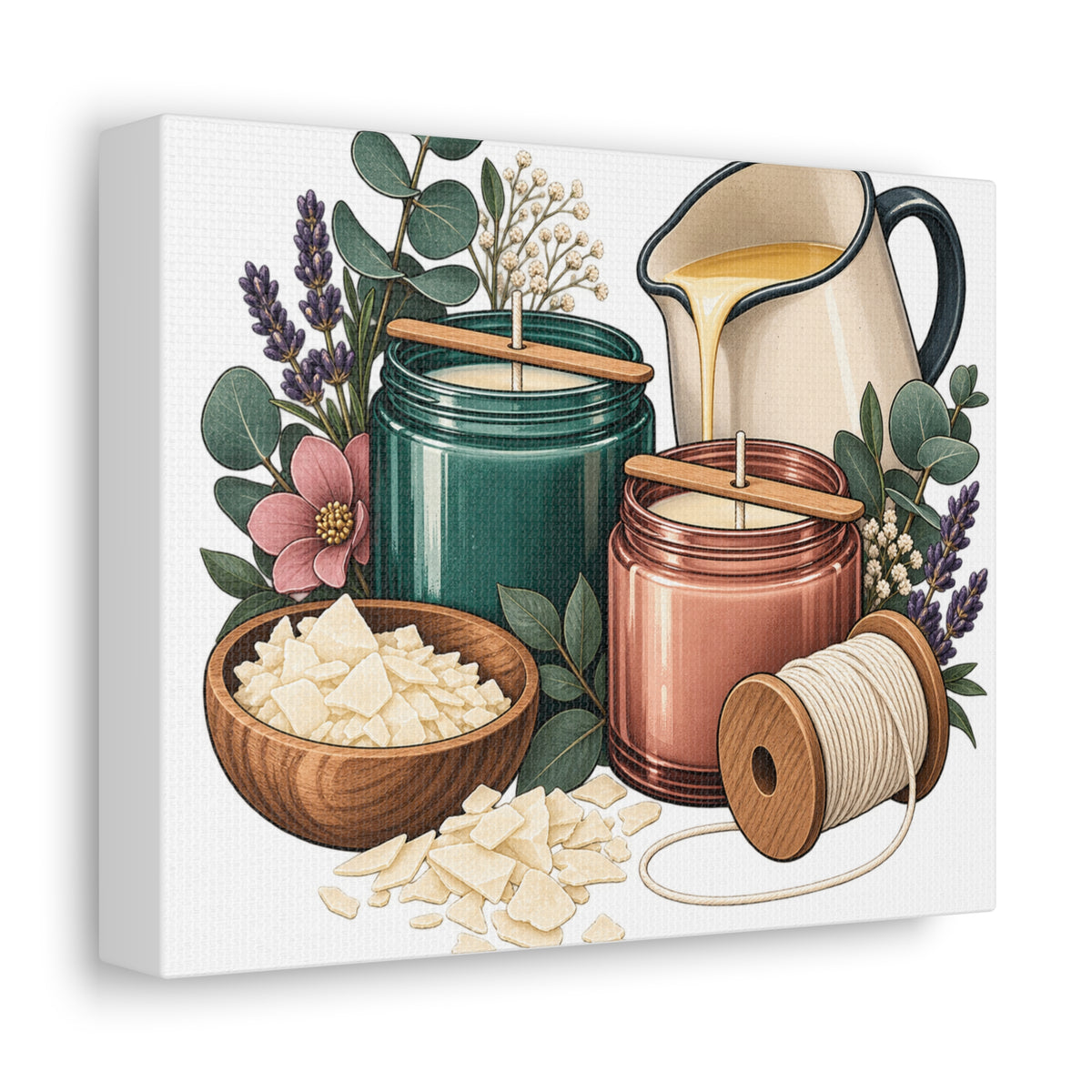Artisan Candle Making Workshop Canvas