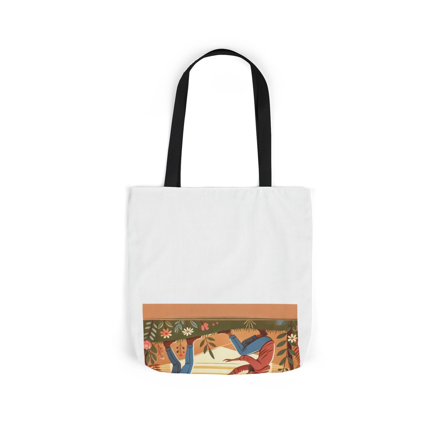 Helping Hands Sunset Garden Canvas Tote Bag