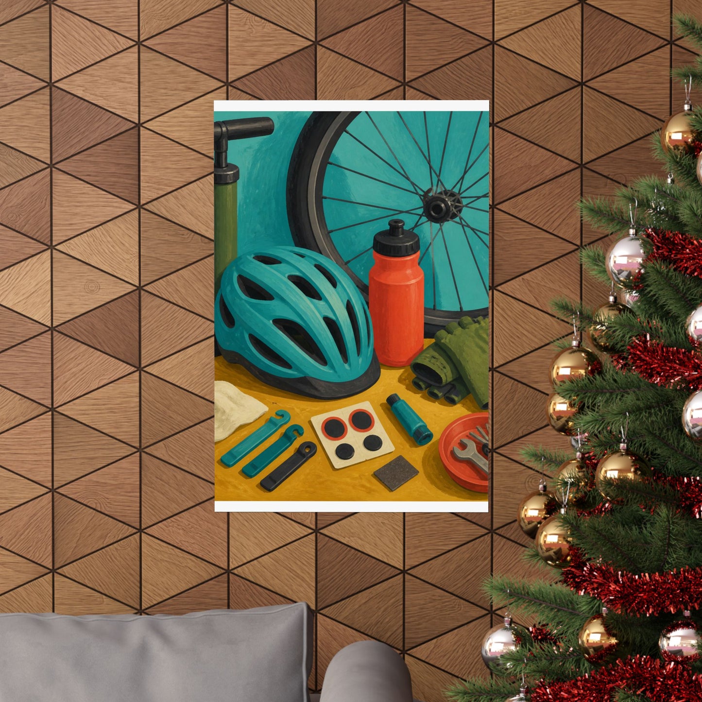 Everyday Bicycle Workshop Art Poster