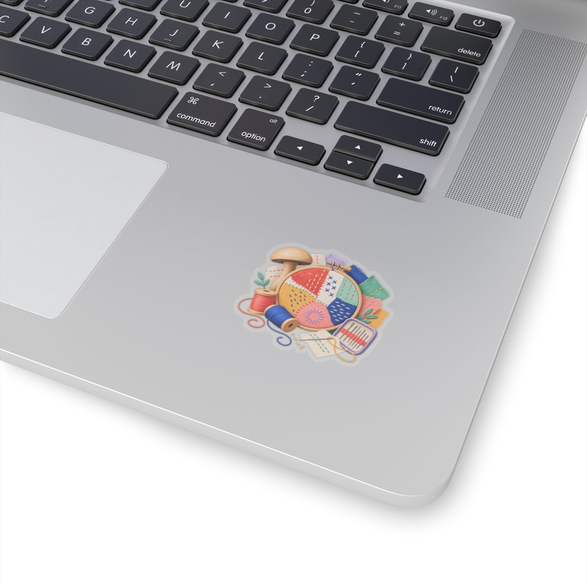Colorful Visible Mending Workshop Sticker