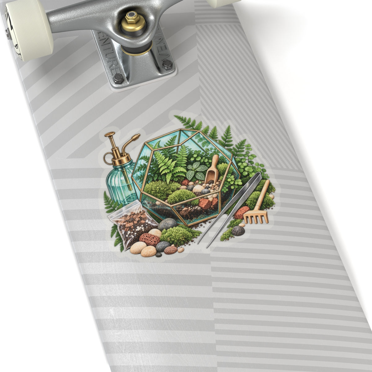 Fern Terrarium Building Workshop Sticker