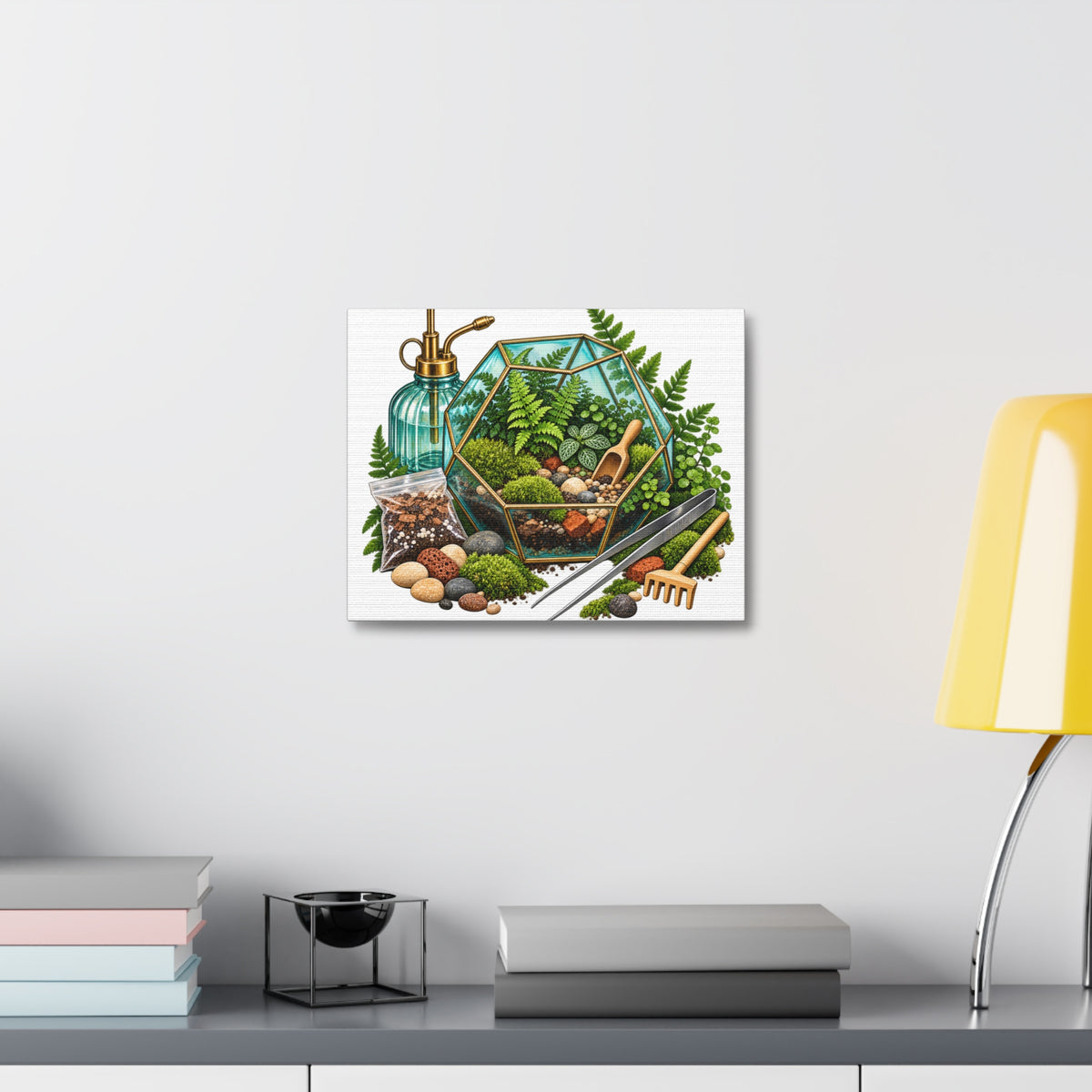 Fern Terrarium Building Workshop Canvas