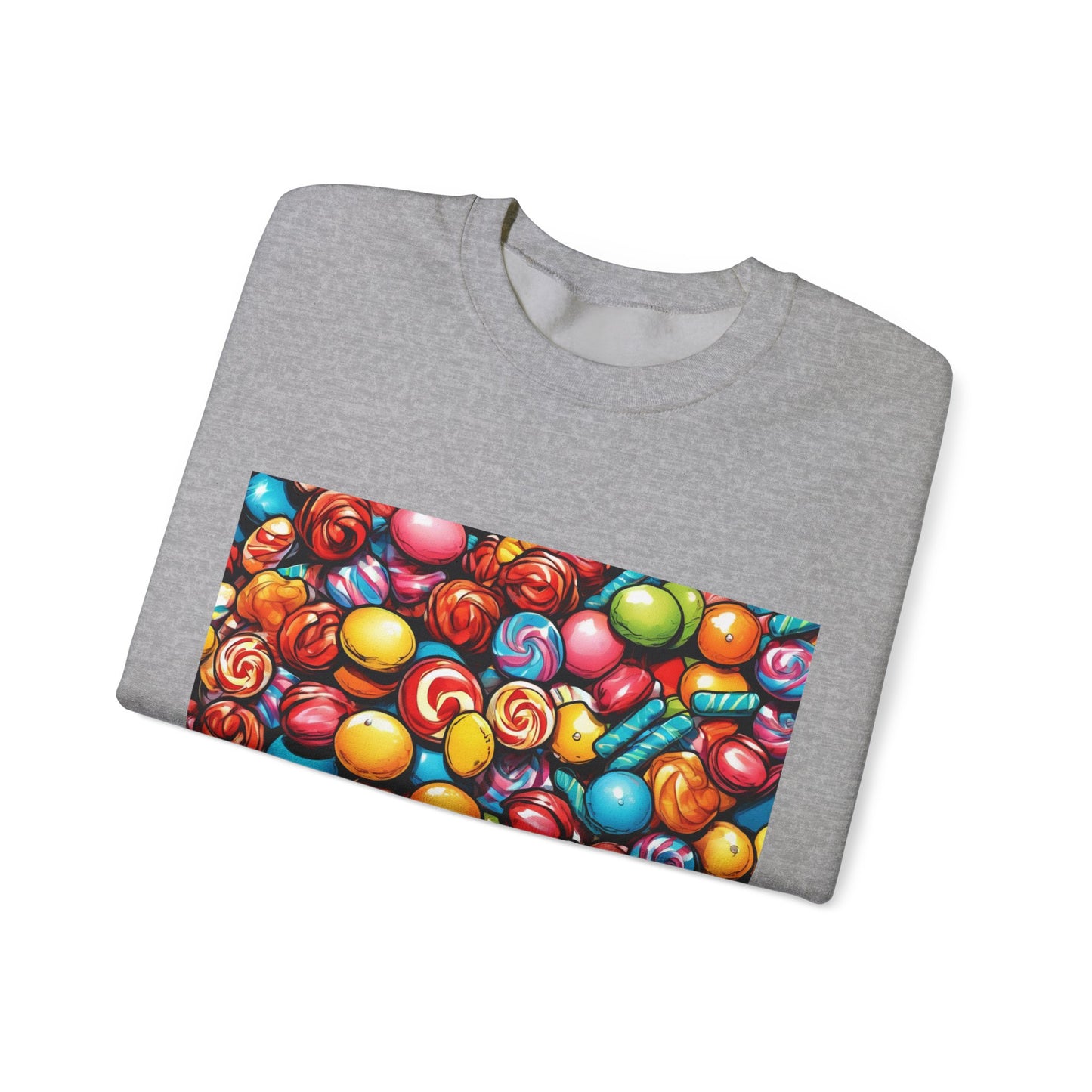Colorful Candy Pattern Sweets Gift Art Sweatshirt