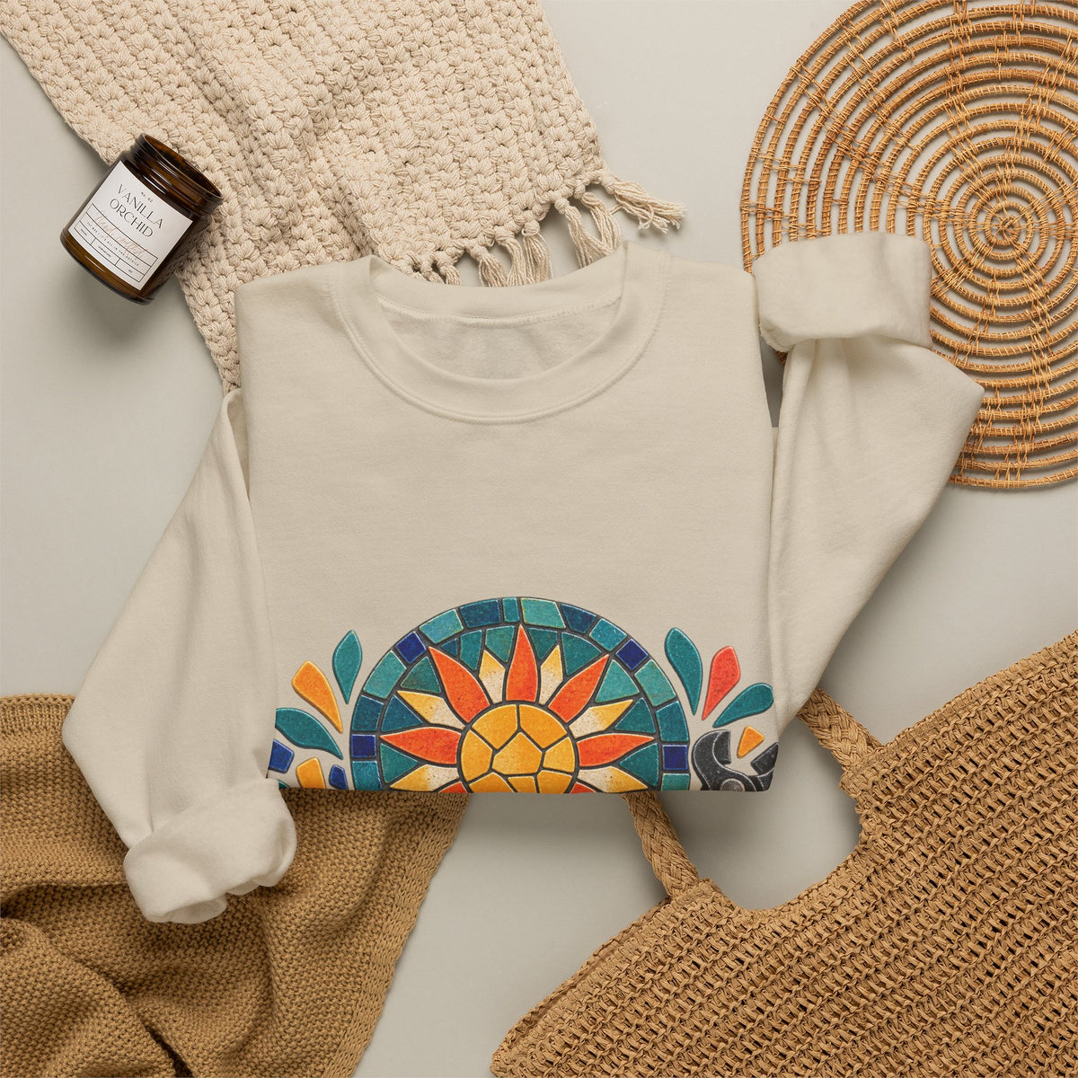 Sunburst Mosaic Making Workshop Sweatshirt