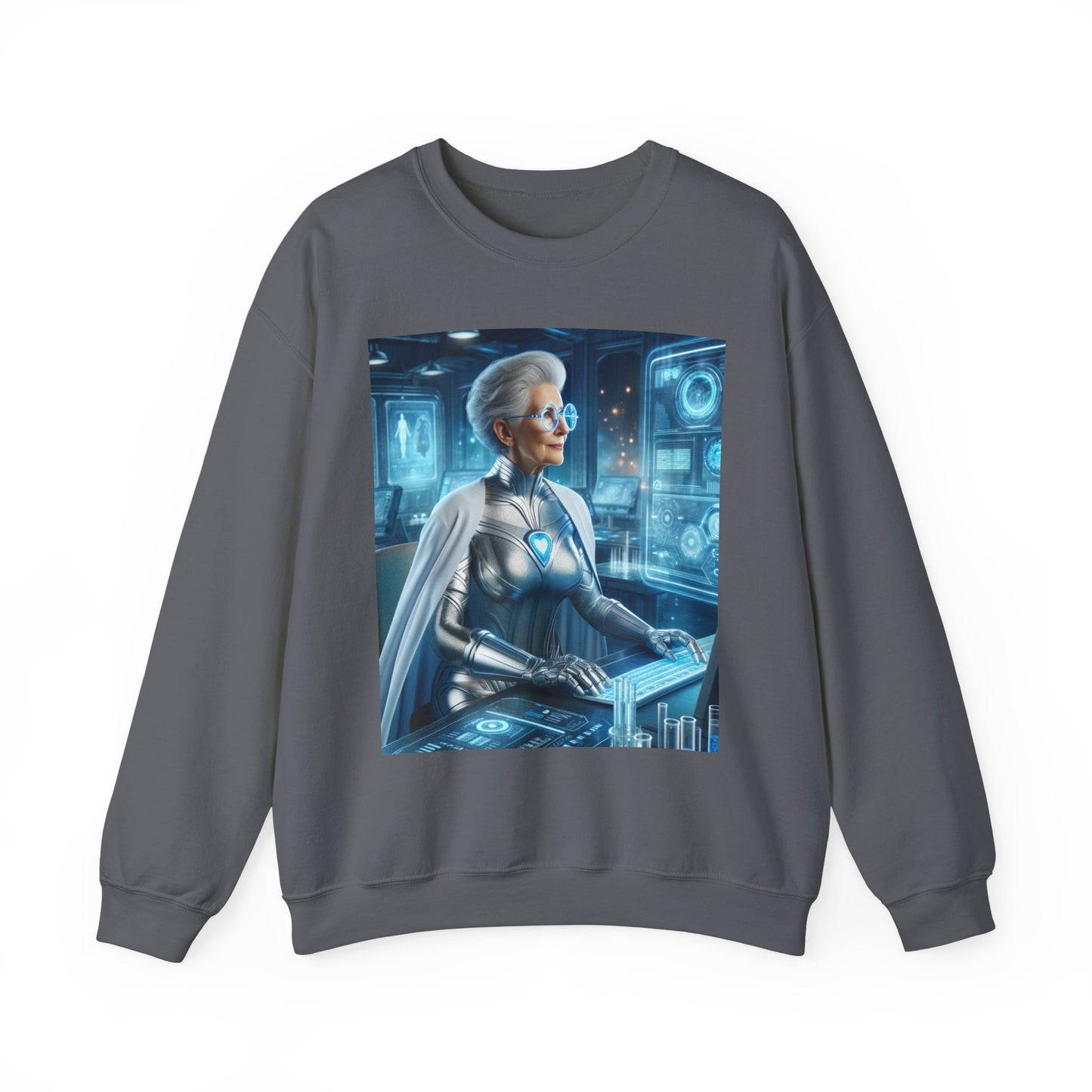 Super Granny Elderly Super Hero Sweatshirt, Grandmother Sweater, Superhero Grandma Jumper, Family Gift, Birthday Present