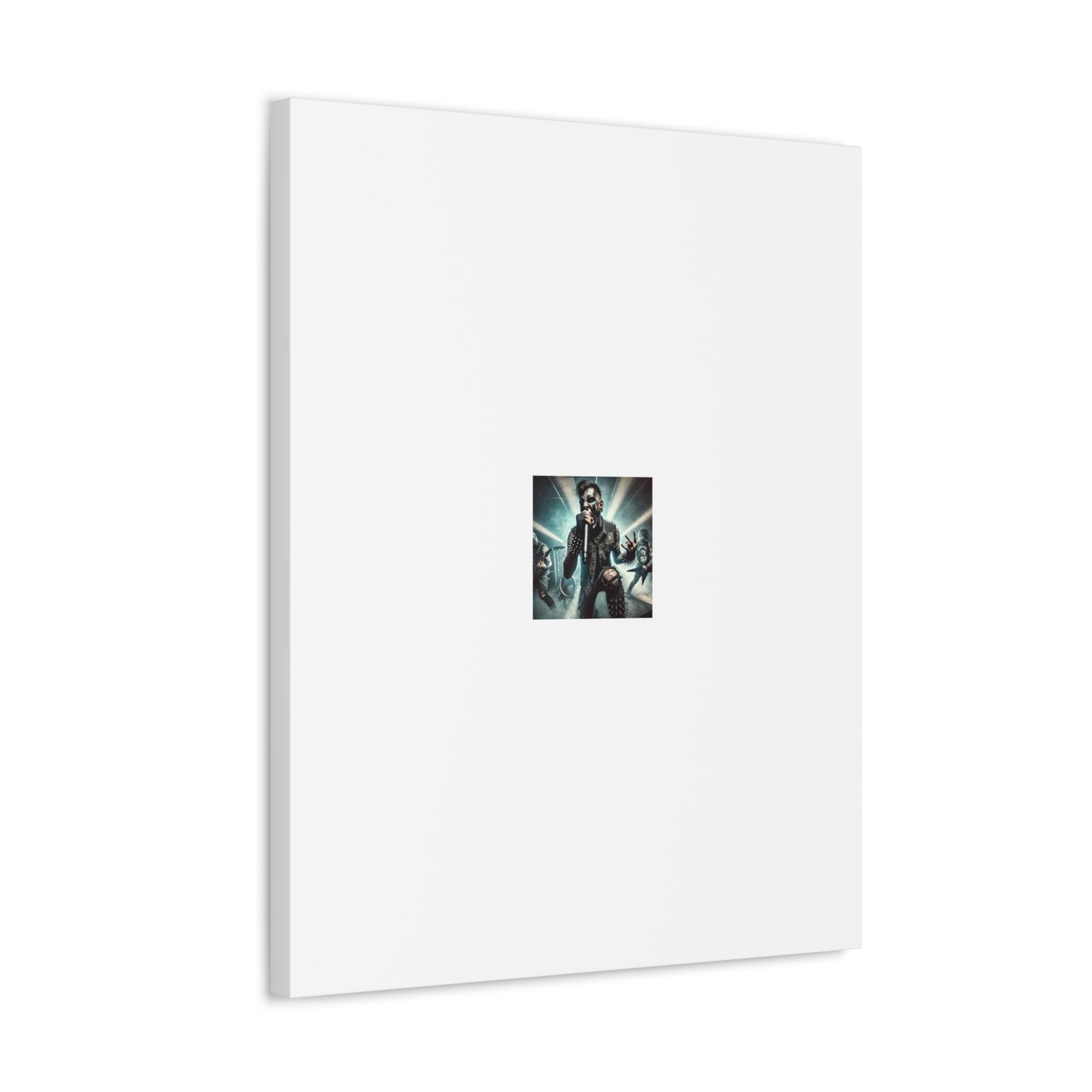 Punk Rock Vocalist Stage Energy Music Room Canvas Art