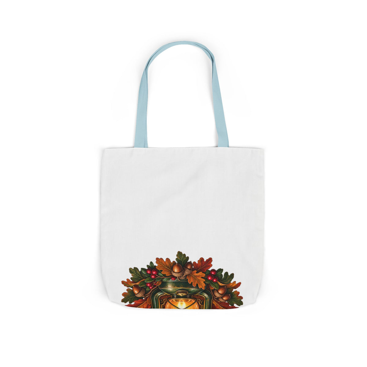 Autumn Oak Lantern and Acorns Tote Bag