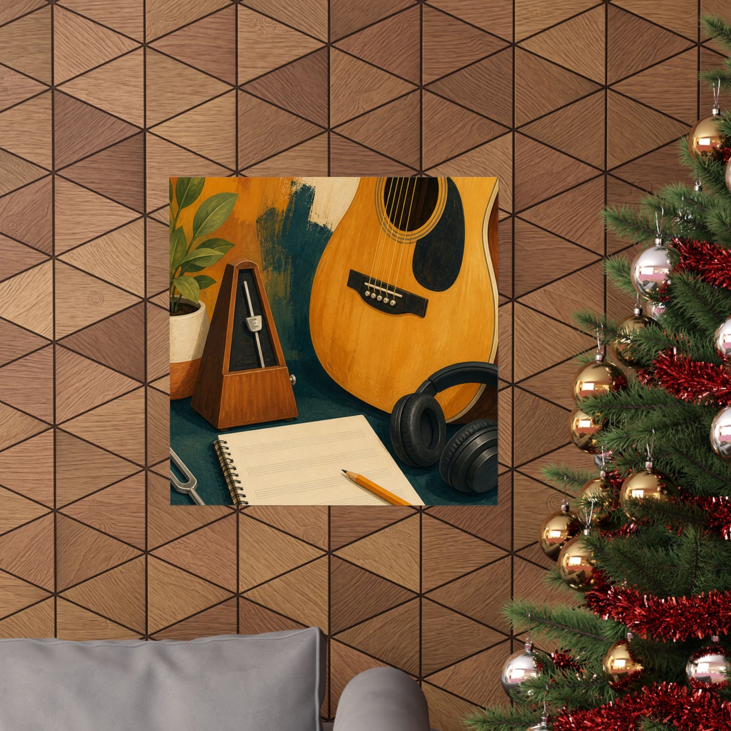 Warm Music Practice Hobby Poster