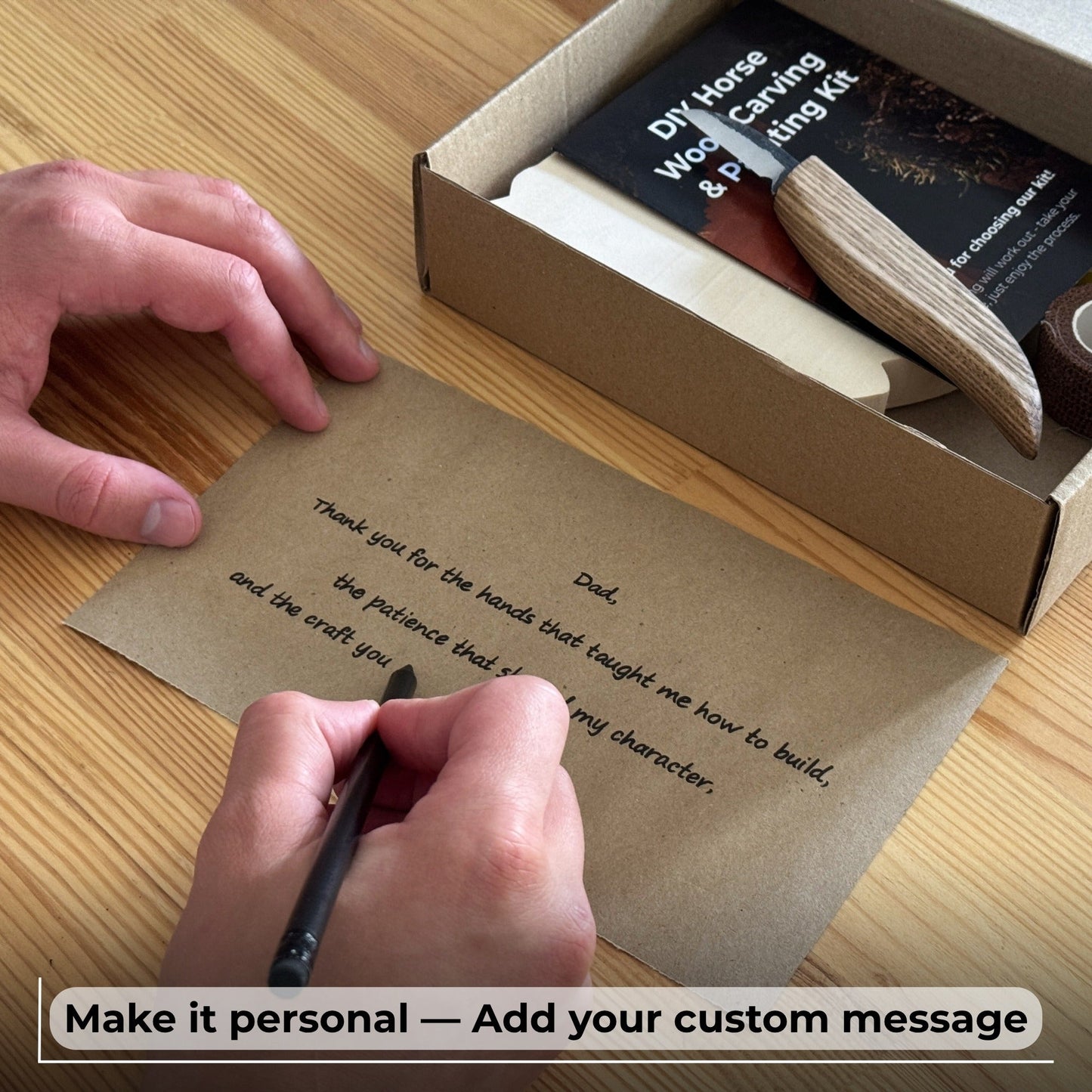 DIY Horse Wood Carving & Painting Kit