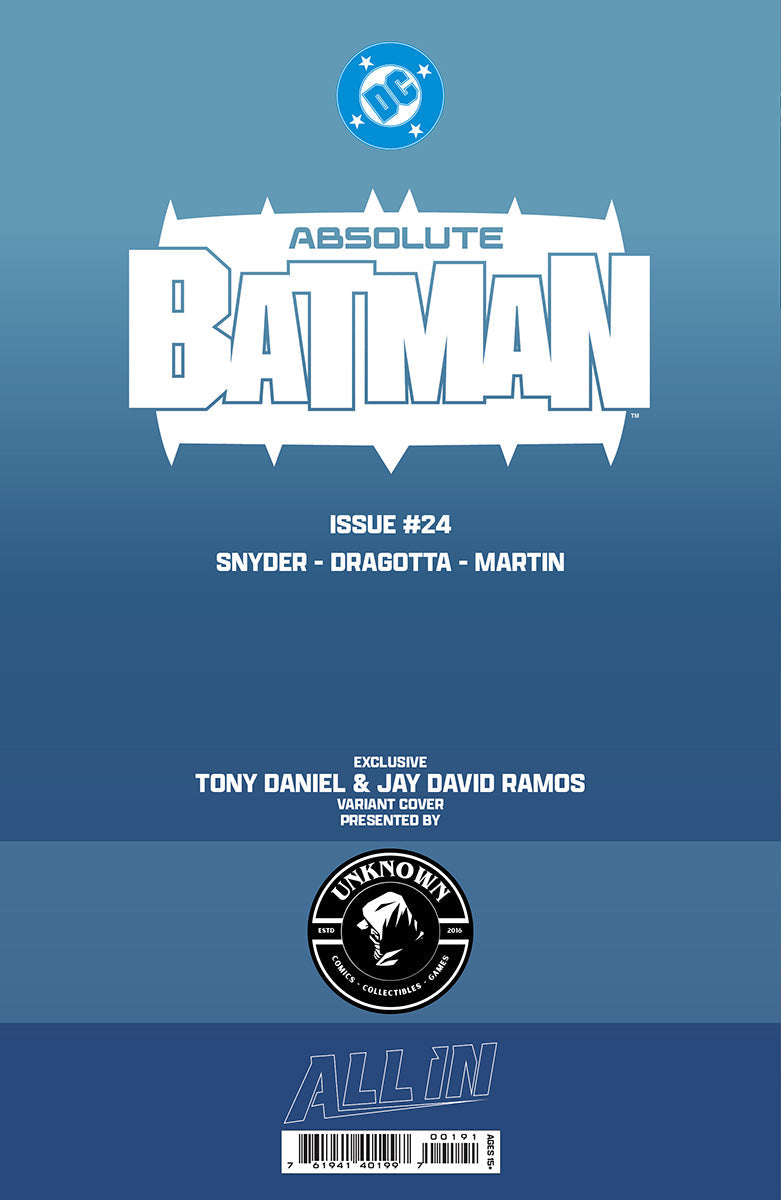 ABSOLUTE BATMAN #24 TONY DANIEL EXCLUSIVE VAR (09/23/2026)