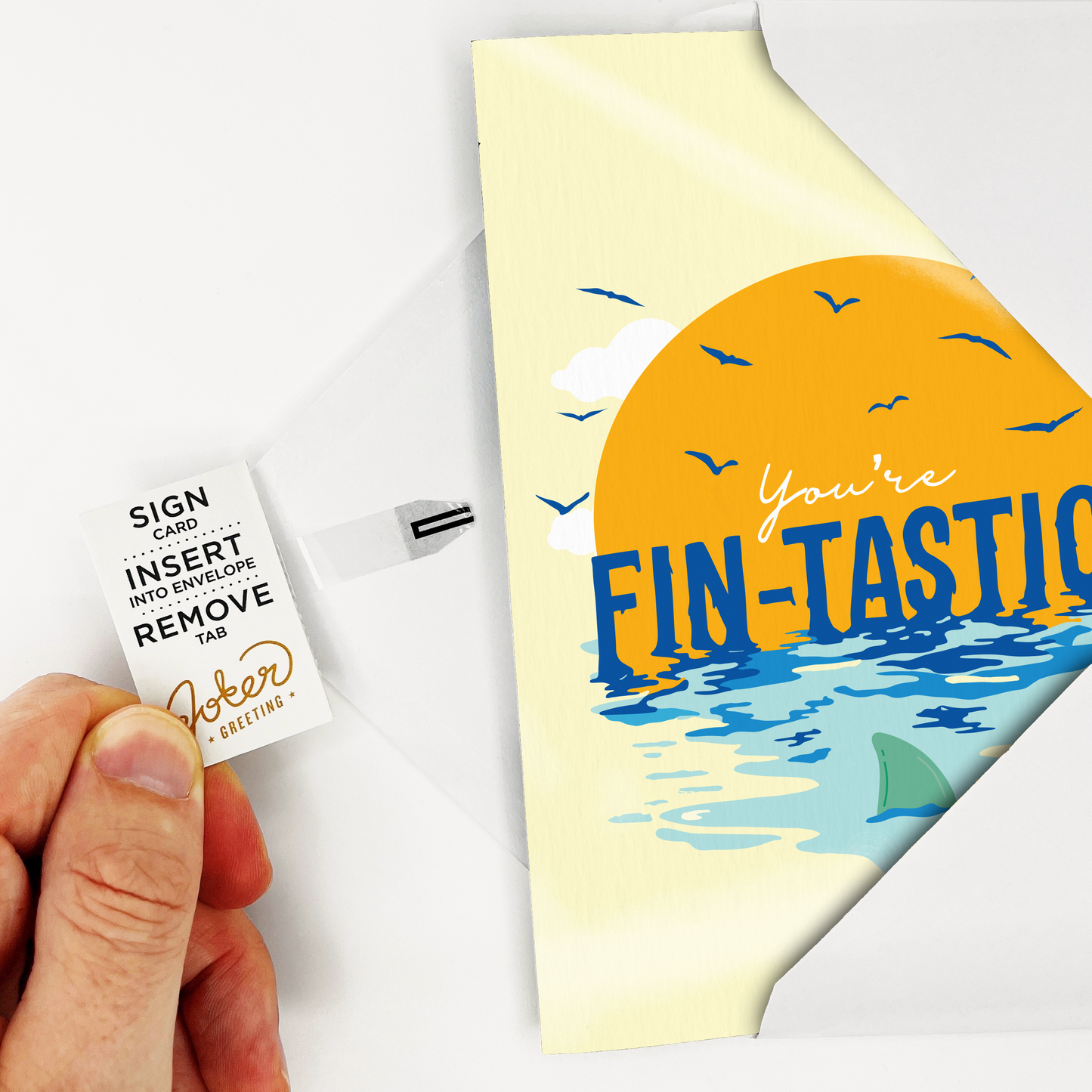 Endless Baby Shark Card With Glitter