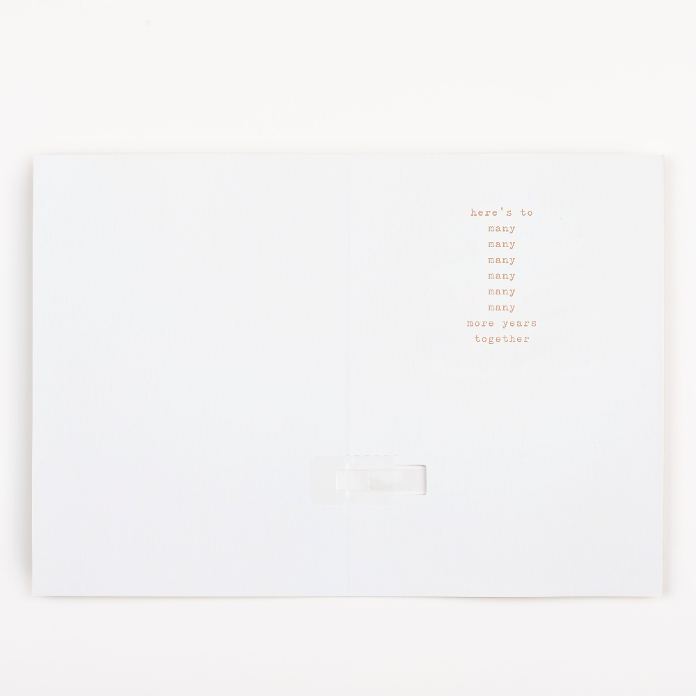 Endless Anniversary Card with Glitter