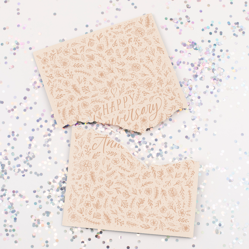 Endless Anniversary Card with Glitter