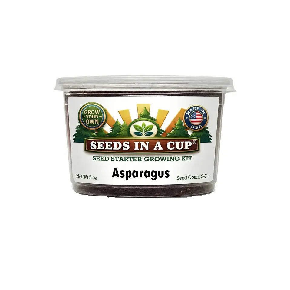 Asparagus Grow Kit | Grow Fresh Asparagus from Seed | Seeds In A Cup®