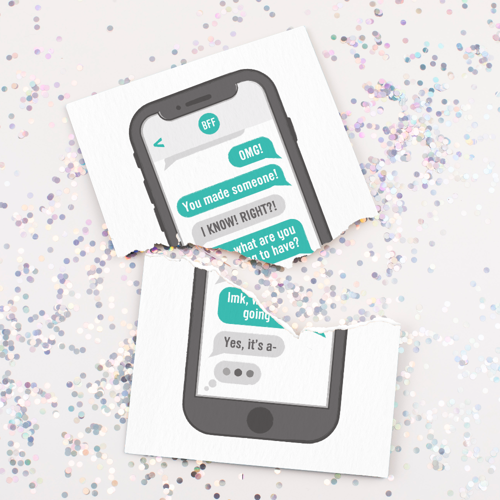 Endless Gender Reveal Card with Fake Off Button