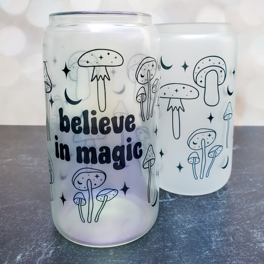 Believe in Magic Mushroom Halloween Cup