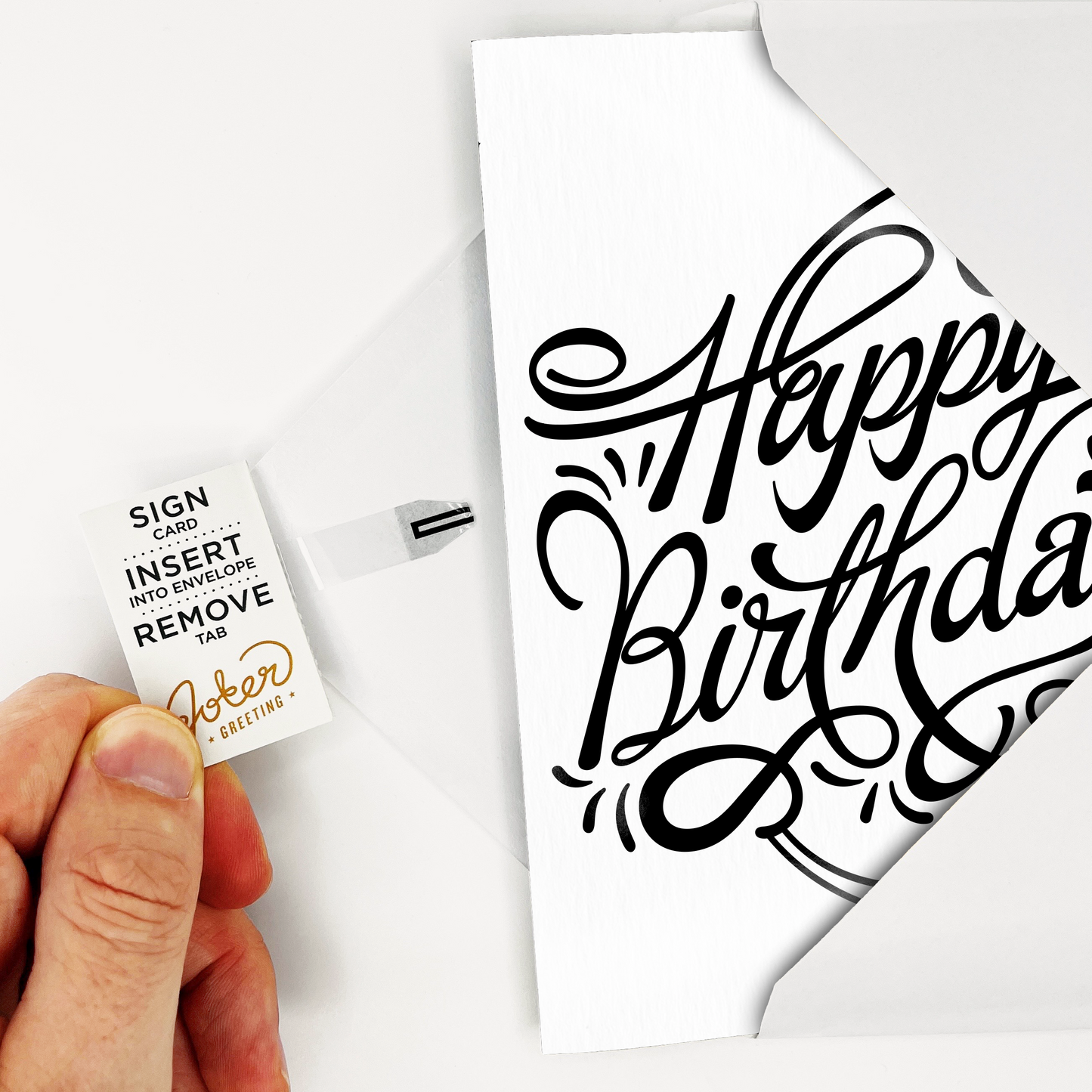 Endless Birthday Card with Glitter