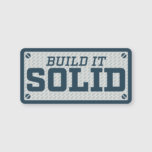 Build It Solid Sticker