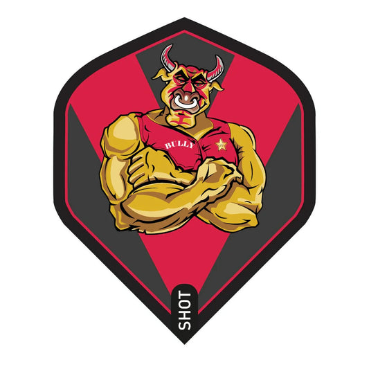 Michael Smith Bully Boy Red Standard Dart Flights