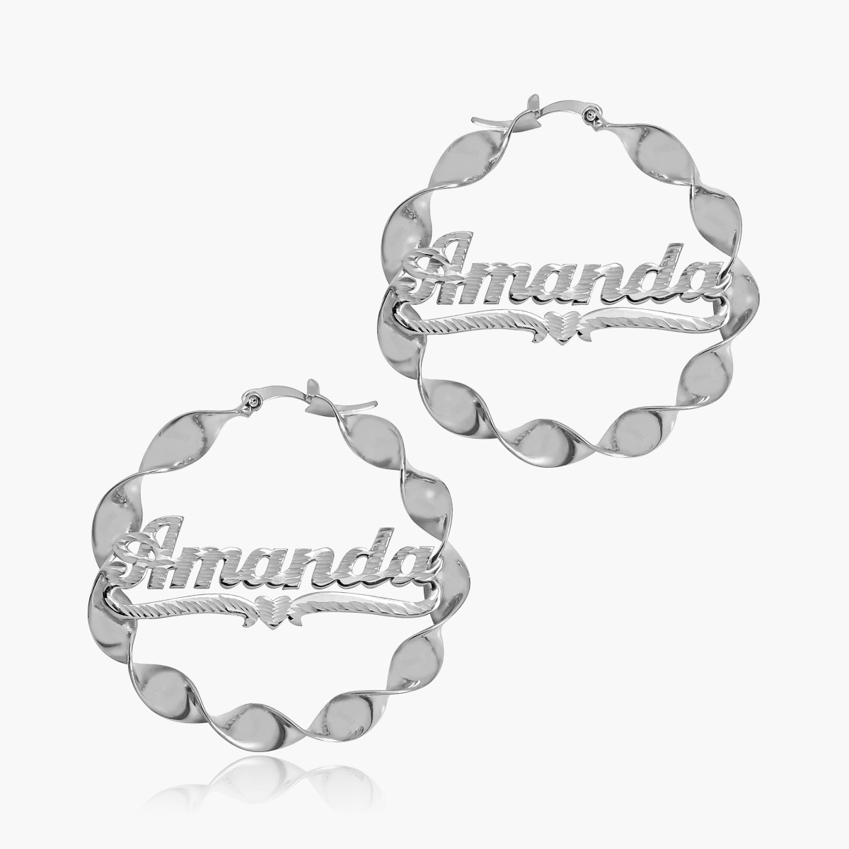 Curling Hoop Earring