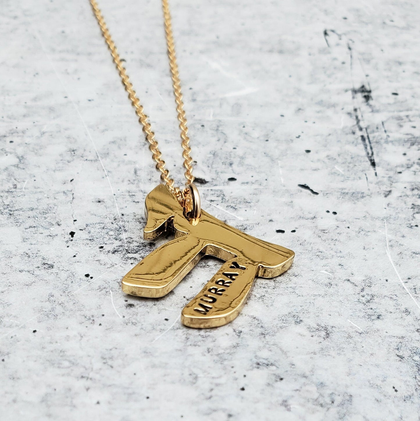 Chai Jewish Pride Personalized Necklace