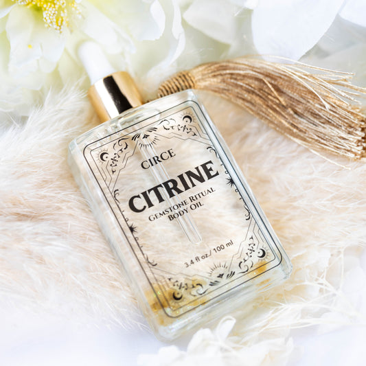Citrine Gemstone Body Oil