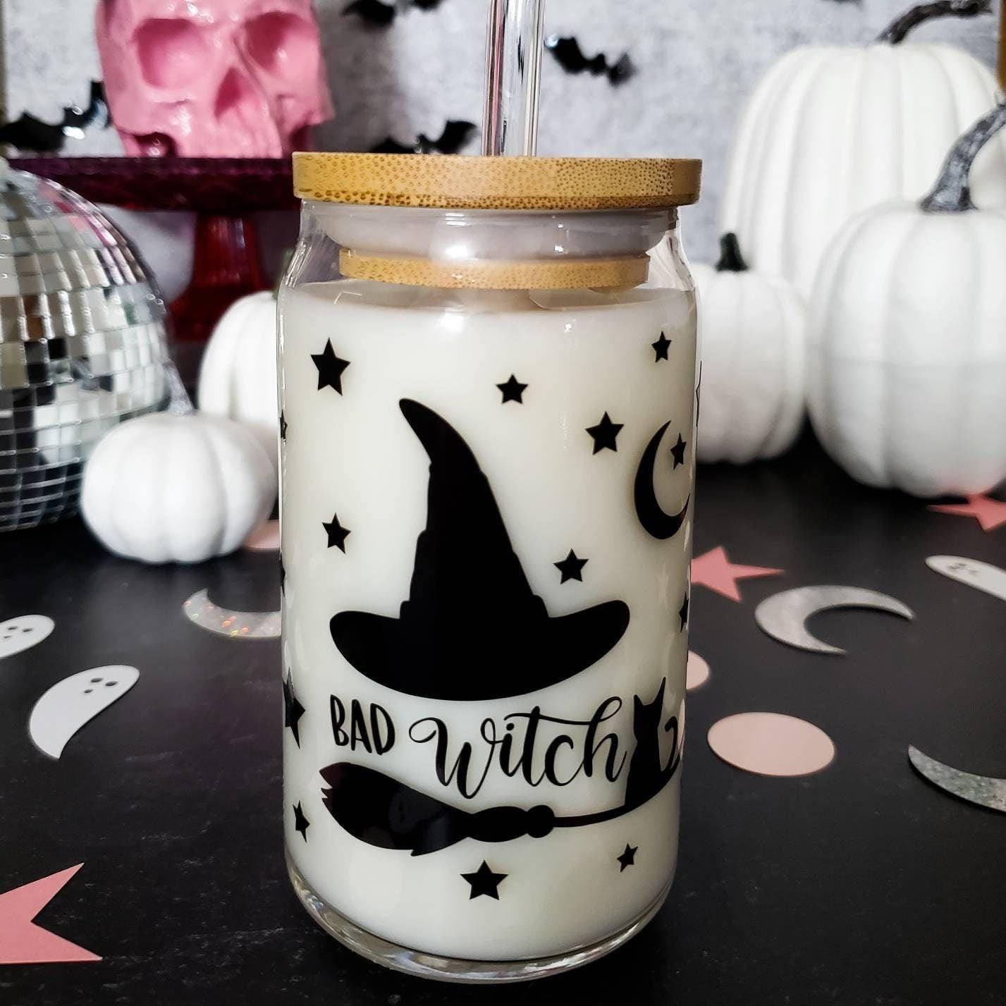 Halloween Vinyl Iced Coffee Cup