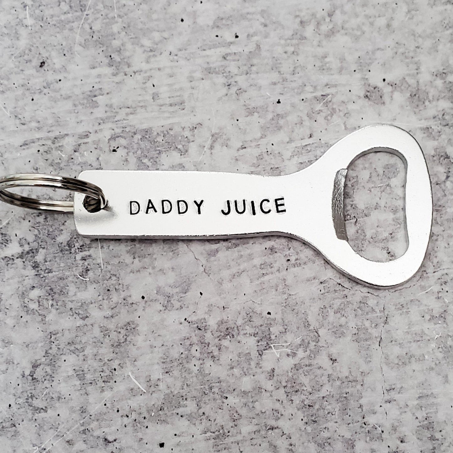 DADDY JUICE Beer Bottle Opener Keychain