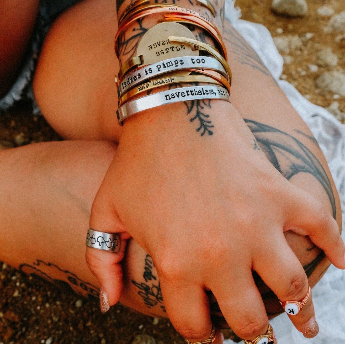 Daisy Silver Flower Ring