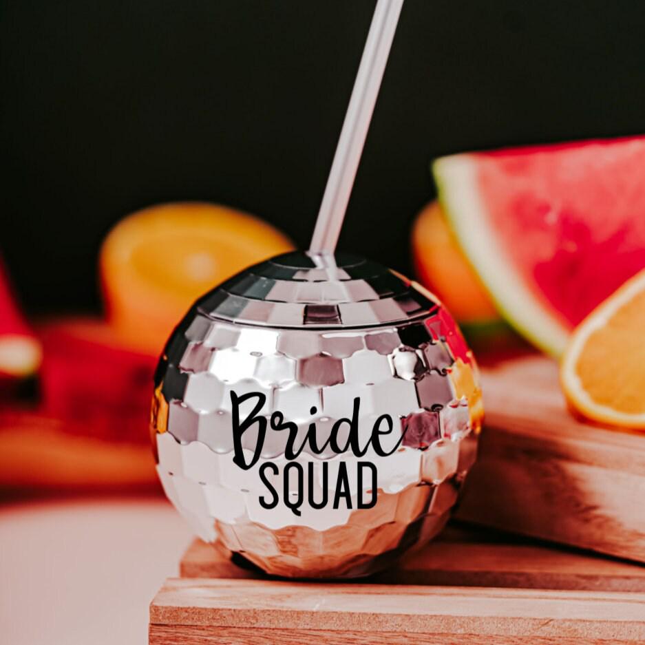 Disco Ball Bridal Party Personalized Tumbler