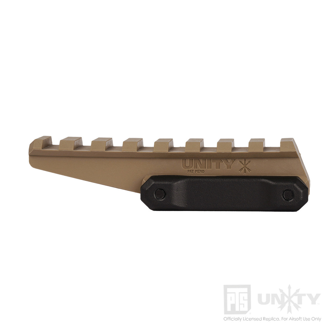 PTS UNITY TACTICAL FAST OPTIC RISER - DUPONT POLYMER