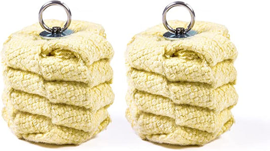 Premium Poi Head Sets with Flat Wick - Fire Mecca