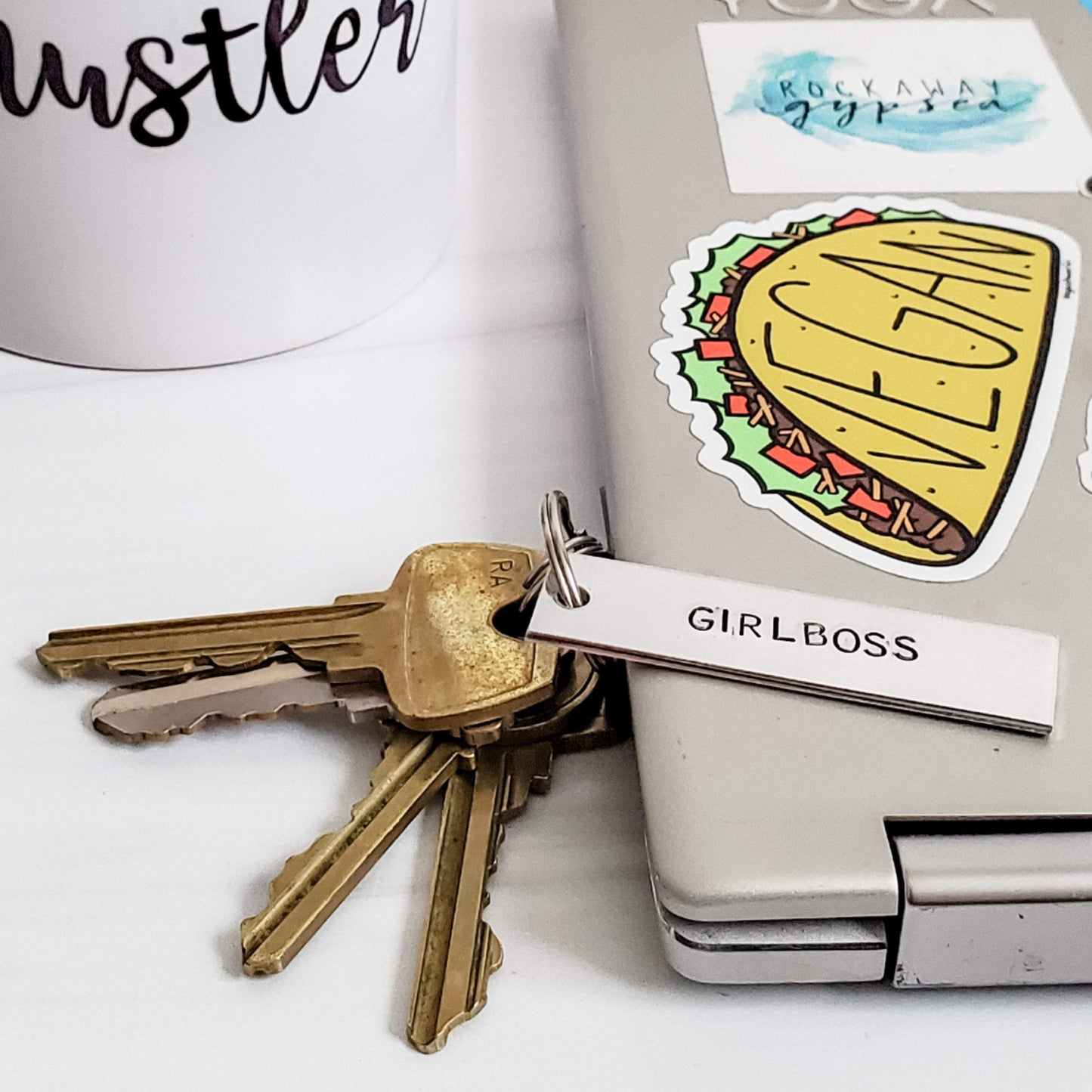 FREE HUGS T-Rex  Bar Keychain