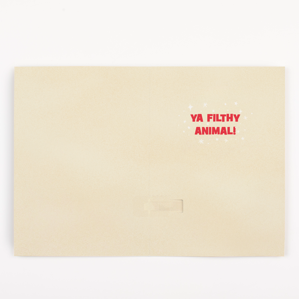 Endless Feliz Navidad Card with Glitter