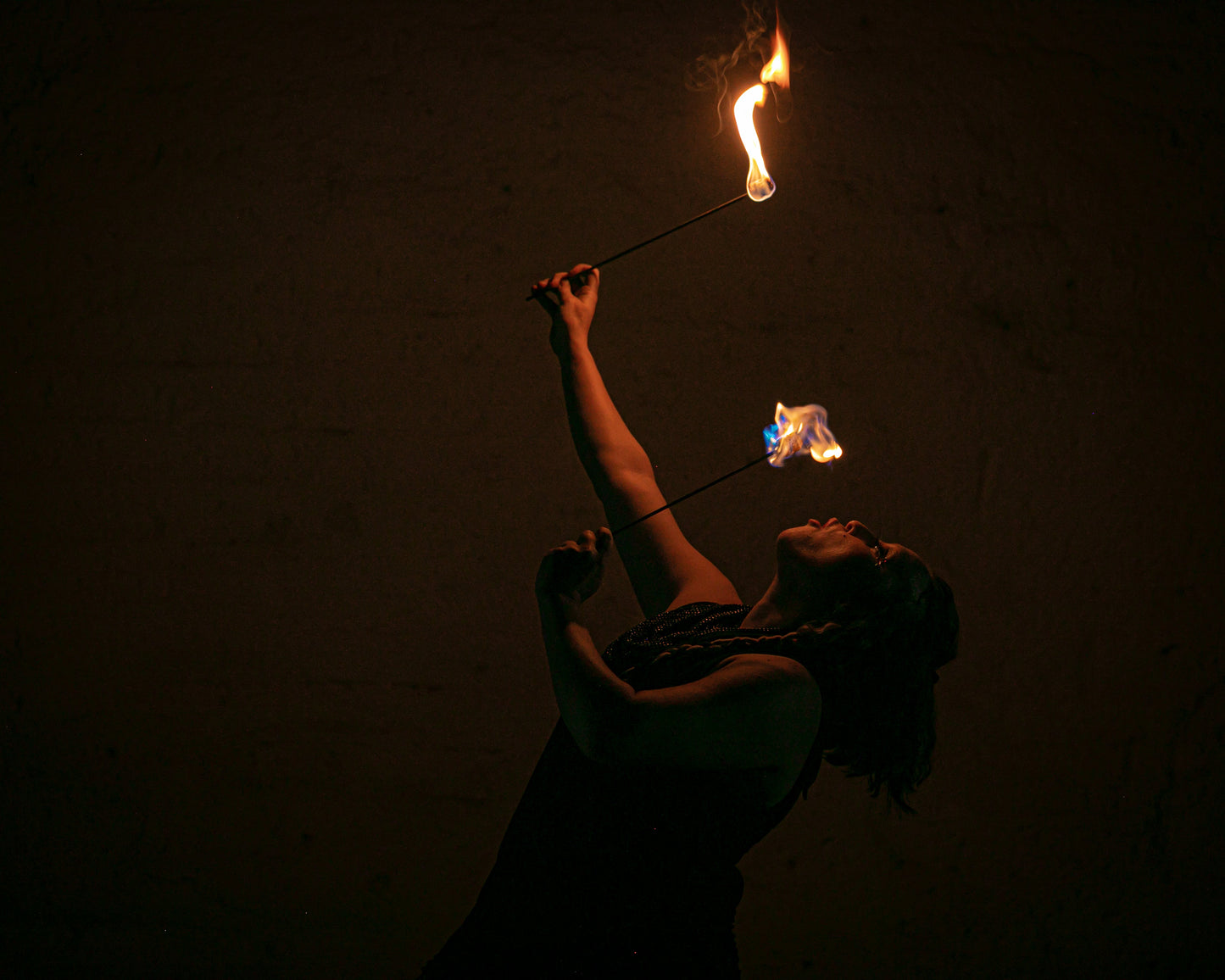 Moonblaze Fire Eating Torch Pair - Fire Mecca